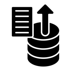 Data Information icon vector image. Can be used for Data Analytics.