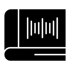 Audio Book icon vector image. Can be used for Learning.