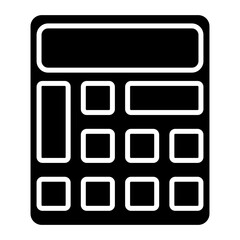 Calculator icon vector image. Can be used for Learning.