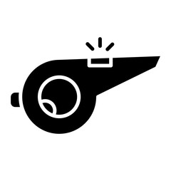 Whistle icon vector image. Can be used for Soccer.