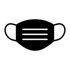 Face Mask icon vector image. Can be used for Medicine.
