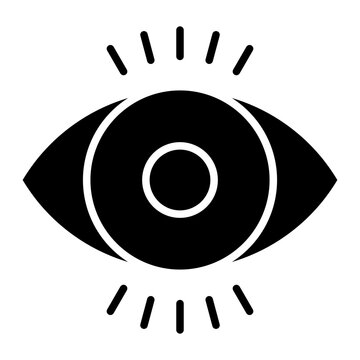 Eyes icon vector image. Can be used for Medicine.