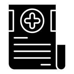 Obraz premium Medical Report icon vector image. Can be used for Medicine I.