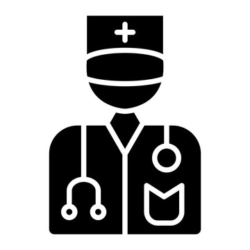 Male Surgeon icon vector image. Can be used for Medicine.