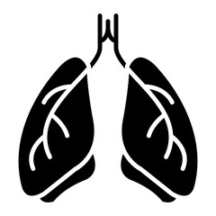 Pulmonology icon vector image. Can be used for Medicine I.
