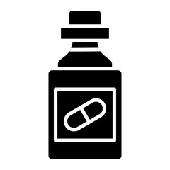 Tablets Bottle icon vector image. Can be used for Medicine I.