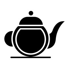 Obraz premium Teapot icon vector image. Can be used for Medicine I.