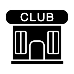 Club icon vector image. Can be used for Shops and Stores.