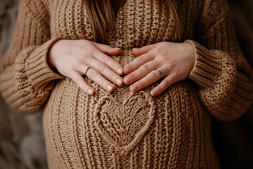 Close-up of pregnant belly, Pregnant woman