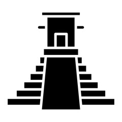 Mesoamerican icon vector image. Can be used for Ancient Civilization.