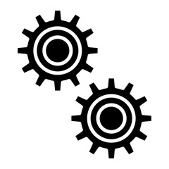 Cogs icon vector image. Can be used for Auto Racing.