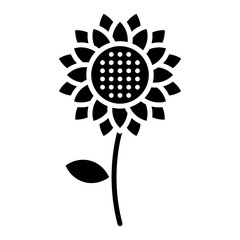 Sunflower icon vector image. Can be used for Flowers.