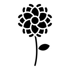 Dahlia icon vector image. Can be used for Flowers.