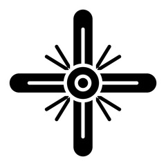 Obraz premium Garlic Mustard icon vector image. Can be used for Flowers.