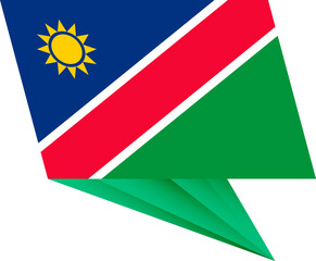 Namibia pin flag