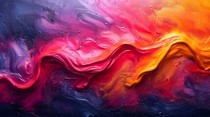 Colorful Abstract Fluid Art
