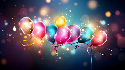 A Beautiful Festive Background with Multicolored Balloons,,
A Burst of Joy in the Beautiful Balloon Background