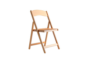 Wooden Folding Chair With Wooden Seat