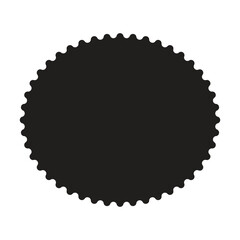 Zig zag edge rectangle shape collection. Jagged rectangular elements set. Black graphic design elements for decoration, banner, poster, template, sticker, badge. Vector