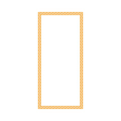 Chinese vertical frame border. vector illustration element. Chinese new year traditional decor design