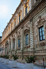Fototapeta premium Celestine Palace headquarters of the provincial government, Lecce Italy