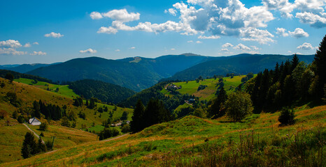 Fototapeta na wymiar Schwarzwald Berge