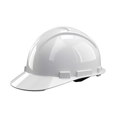 Fototapeta premium White Safety Hard Hat isolated on transparent background