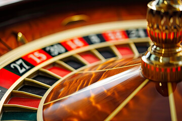 Obraz premium close up of a casino roulette