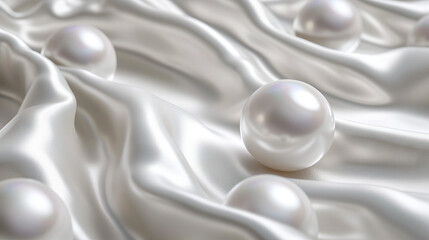 Pearl Purity: A Pearl White Background with Pure Essence and Sublime Beauty, Signifying Elegance