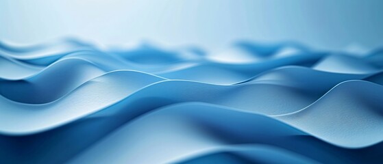 Soft blue waves undulate in an abstract pattern, creating a serene and rhythmic texture background.
 - obrazy, fototapety, plakaty