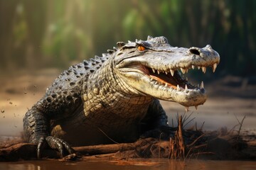 Freshwater crocodile native to Iran and Indian subcontinent.