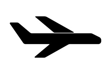 Plane icon symbol. Flat vector illustration
