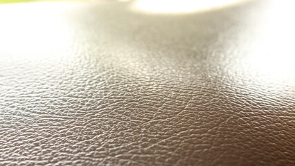 Close-Up Shot of Shiny Finish of Synthetic Leather Material