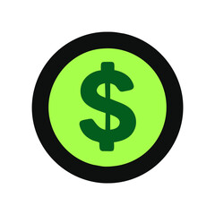 dollar sign icon	