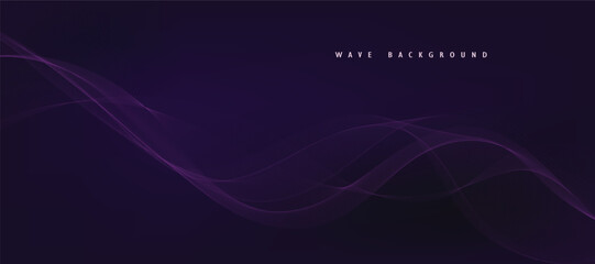 abstract purple background with waves