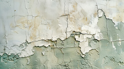 Peeling paint on the wall. Grunge texture, old rough cracked stone. Pattern, textured surface.	