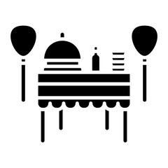 Social Event Catering icon vector image. Can be used for Catering.