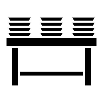 Plate icon vector image. Can be used for Catering.