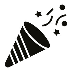 Party icon vector image. Can be used for Vacation Planning.