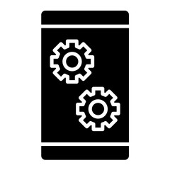 Setting System icon vector image. Can be used for Mobile UI & UX.
