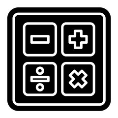 Math Symbols icon vector image. Can be used for School.