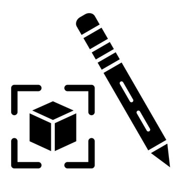 Cube icon vector image. Can be used for School.