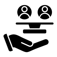 Ethical Responsibility icon vector image. Can be used for Human Resource.