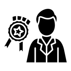 Rewarding Employees icon vector image. Can be used for Human Resource.