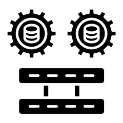 Configuration icon vector image. Can be used for Big Data.