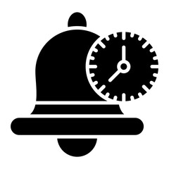 Reminder icon vector image. Can be used for Time and Date.