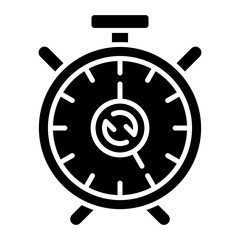 Alarm Repeat icon vector image. Can be used for Time and Date.