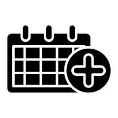 Obraz premium Add Event icon vector image. Can be used for Time and Date.