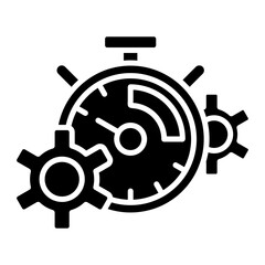 Stopwatch icon vector image. Can be used for Time and Date.