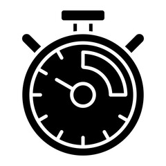 Timer icon vector image. Can be used for Time and Date.